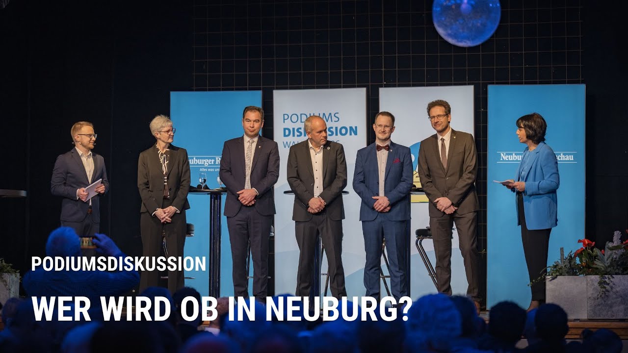 Podiumsdiskussion in Neuburg: Der Schlagabtausch der OB-Kandidaten in voller L&auml;nge