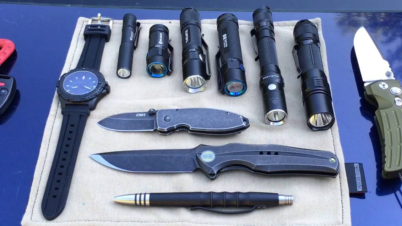 EDC Pocketdump: Steel Will, Hogue, CRKT, Fenix, Thrunite, Tuff Writer, Olight and More