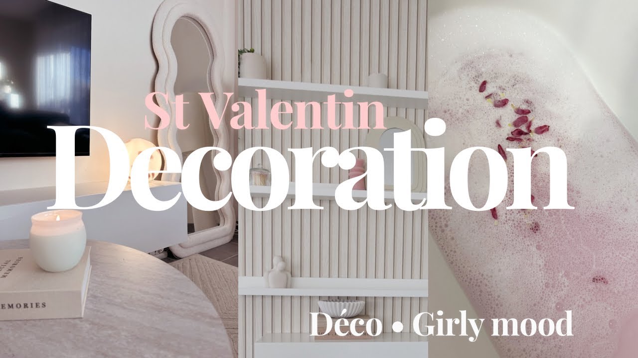 VLOG • GIRLY & COSY MOOD 🌸 | J’installe la decoration pour la ST VALENTIN 🌷Nouveautés IKEA 