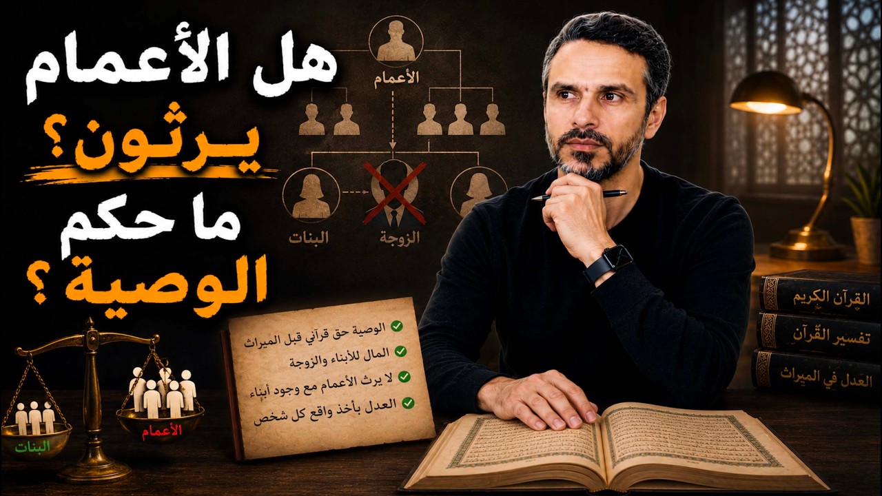 هل الأعمام يرثون؟ ما حكم #الوصية؟
