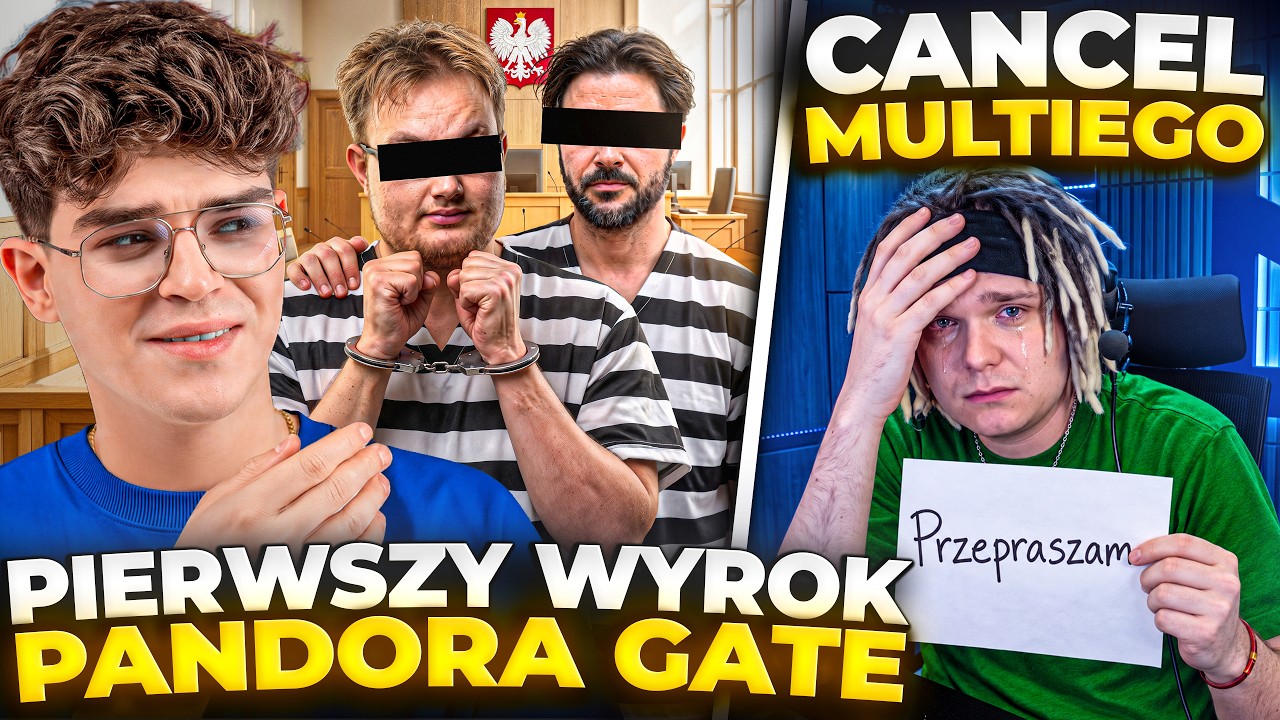 PIERWSZY YOUTUBER SKAZANY ZA PANDORA GATE! (CHAJZER, WOJEW&Oacute;DZKI, STUU, ZONDA CRYPTO, ZAORSKI, MULTI)