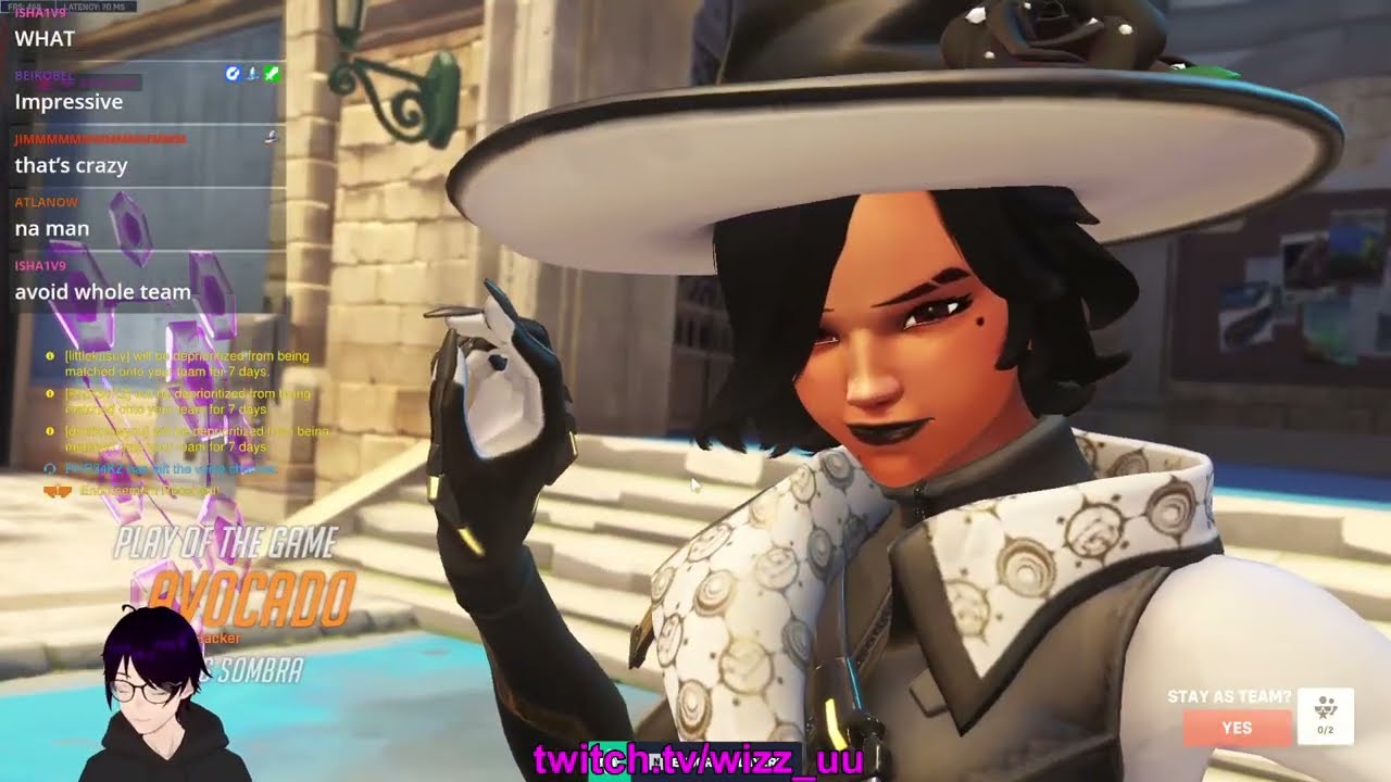 POTG! THE BEST SOMBRA is SombraWizard! SOMBRA OVERWATCH 2 SEASON 17 TOP 500 GAMEPLAY