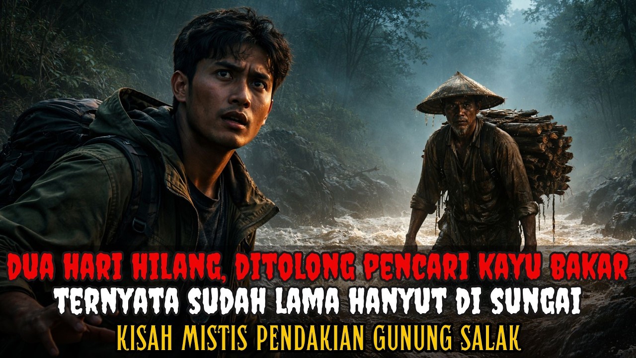 2 HARI HILANG DI GUNUNG SALAK, SOSOK PENCARI KAYU YANG SUDAH M4TI MENYELAMATKANKU DARI SUNGAI MAUT