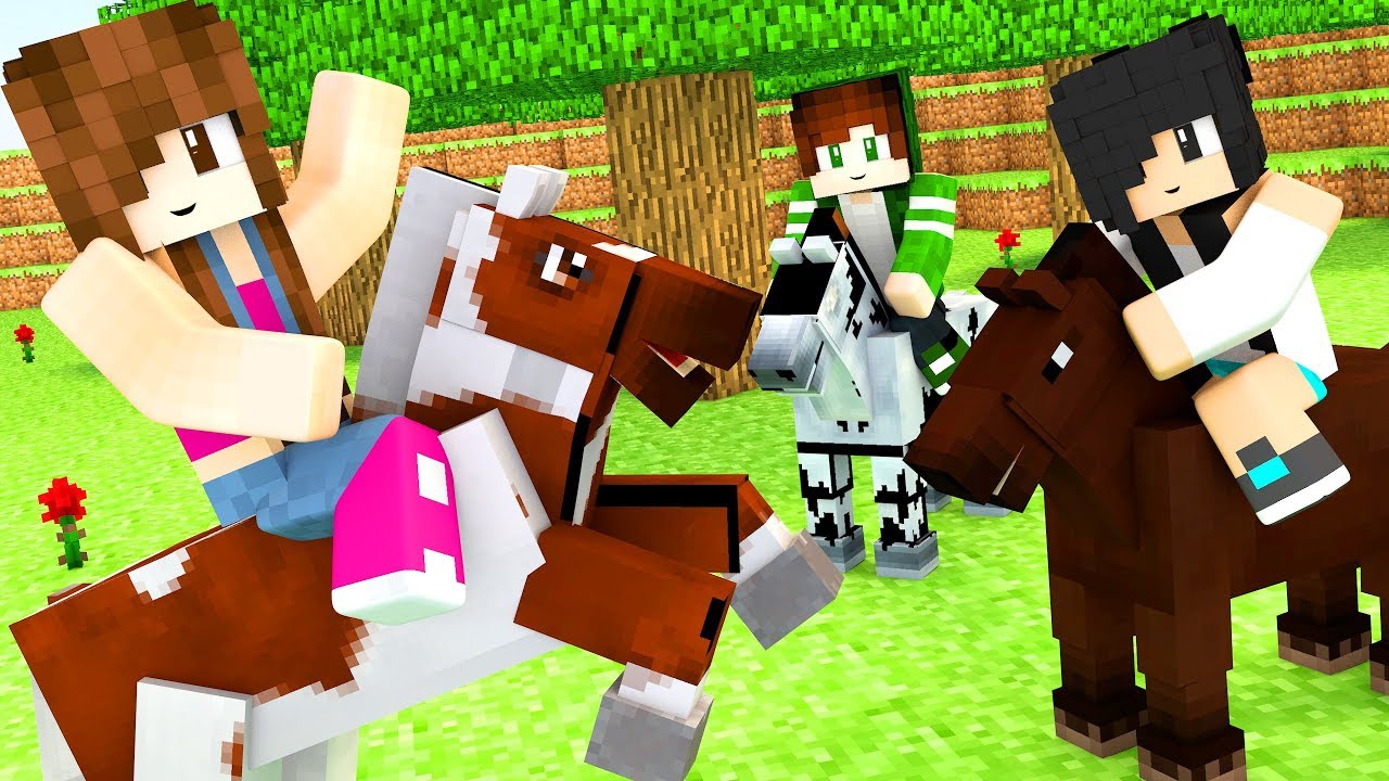 Desafios Minegirl - QUEM DOMESTICA 5 CAVALOS PRIMEIRO?