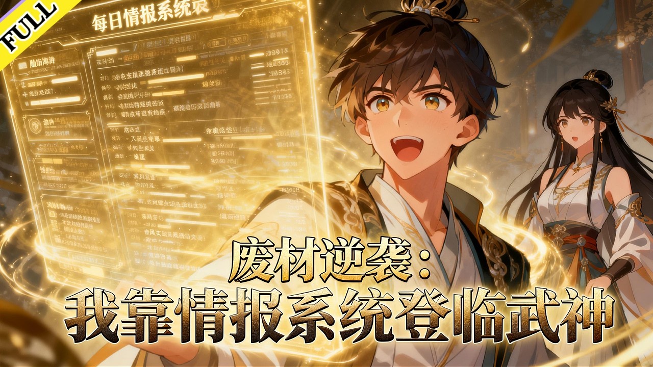 【FULL】《廢材逆襲：我靠情報系統登臨武神》完整版！小夥被逐出軍營、遭兄長追殺，絕境覺醒每日情報系統——專搶天驕機緣！摘血靈果、撿天階功法，從廢材一路逆襲登臨武神拯救蒼生。系統在手，天下我有！#動漫