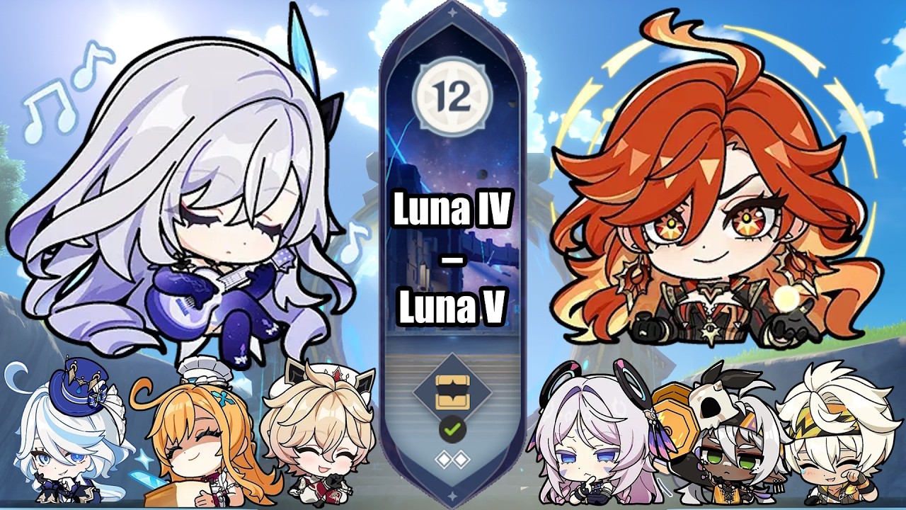 C0 Skirk Freeze & C0 Mavuika Melt | Spiral Abyss Luna IV – Luna V | Genshin Impact