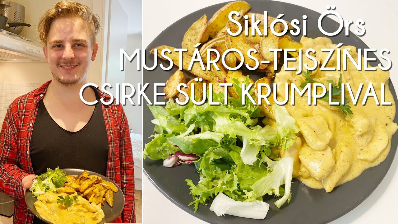 Gyertek át vacsorára: Siklósi Örs tejszínes-mustáros csirkéje sült burgonyával | Mindmegette.hu