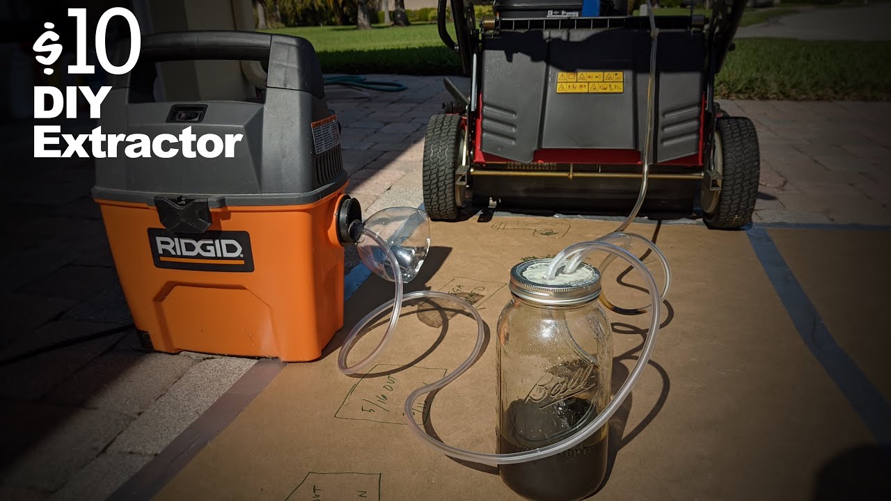 Easy LAWN MOWER OIL Change RESULTS // DIY in 5 Minutes Using Shop Vac