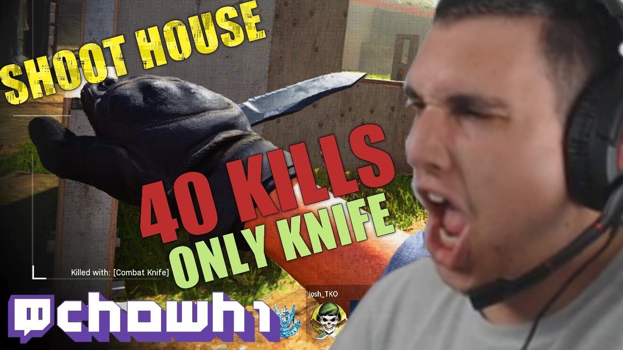 SHOOT HOUSE 40 KILLS ONLY KNIFE ★ MODERN WARFARE 2019 GAMEPLAY ★ CHOWH1