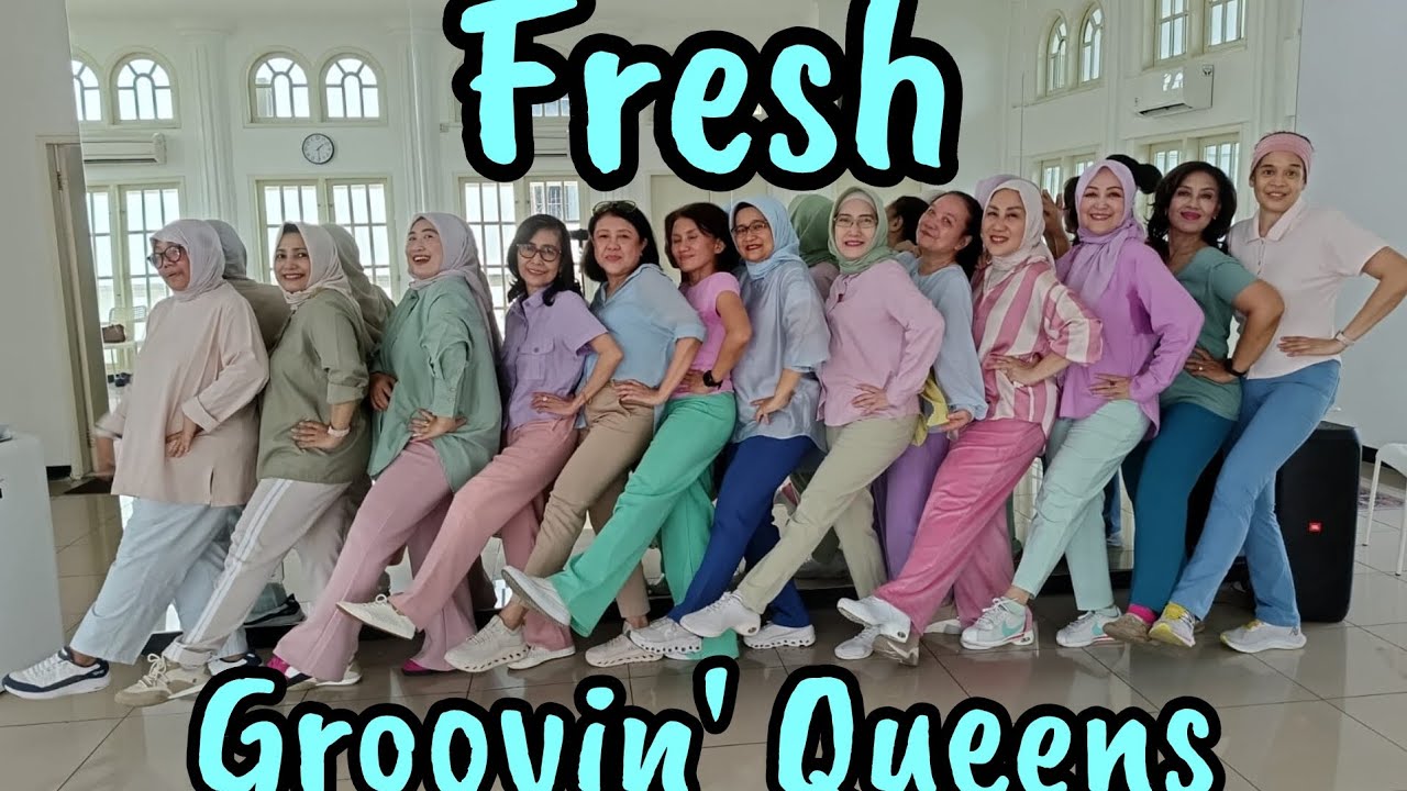 Fresh- Line dance- choreo: Kartika Dewiana (INA),June 2025- Absolute Beginner- Demo: Groovin' Queens