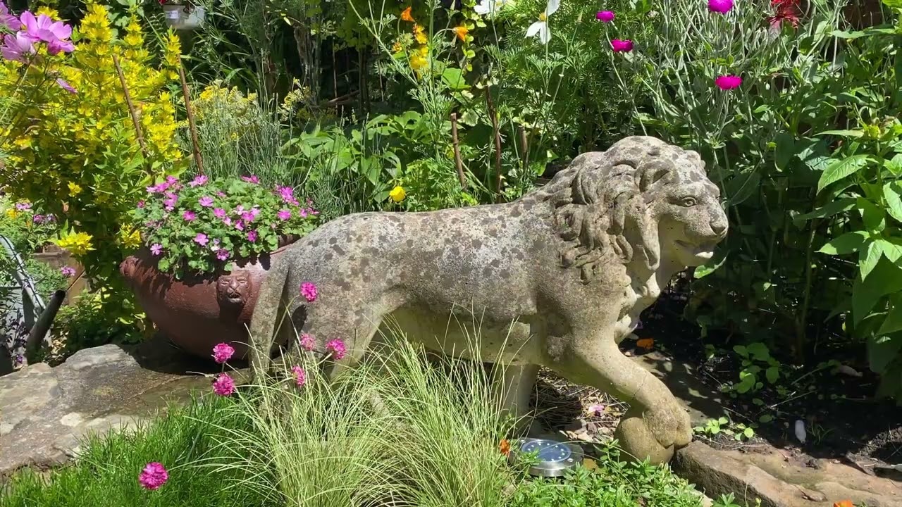 Cleobury Mortimer Garden Trail in Shropshire in England - July 2024