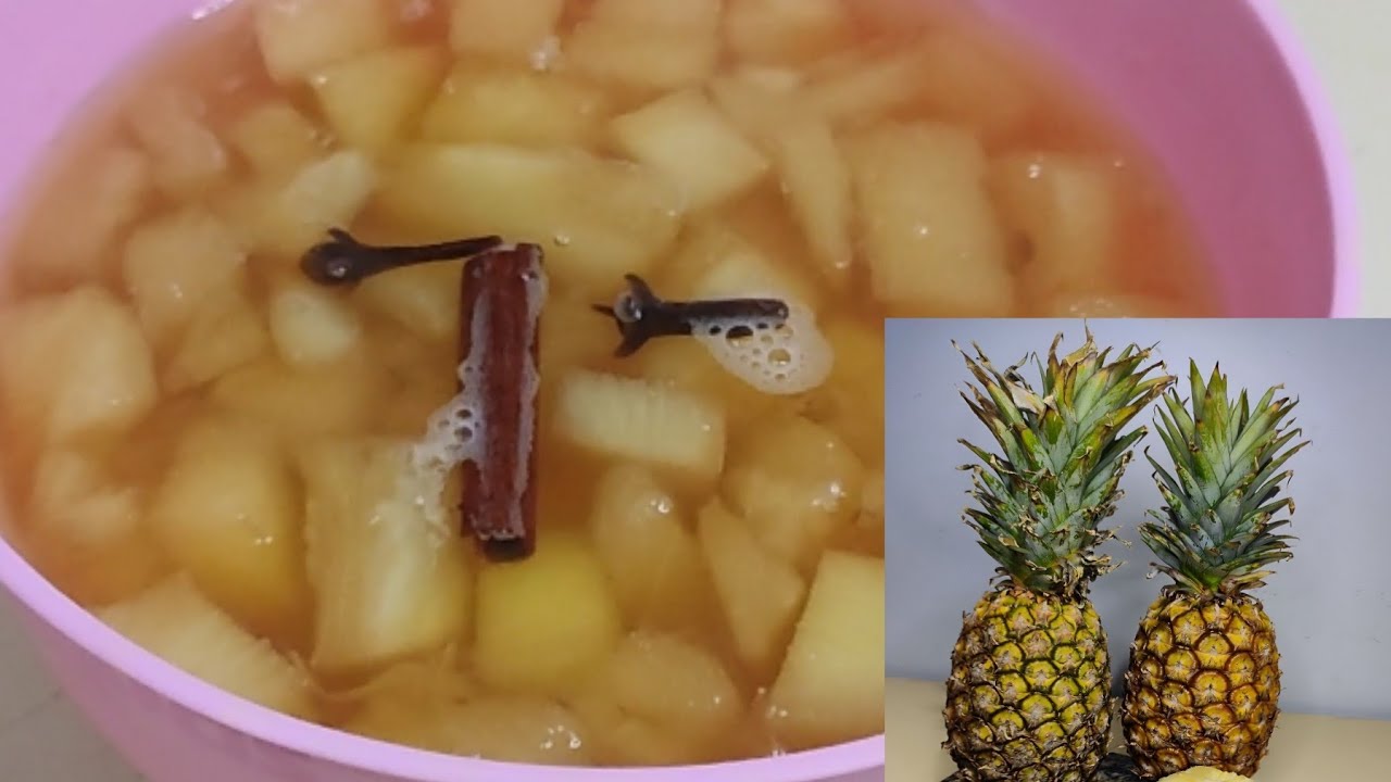 😋Ponche de Abacaxi 🍍 quente ou frio (🍍 em calda... Pode ser uma sobremesa ou pra rechear o bolo😋