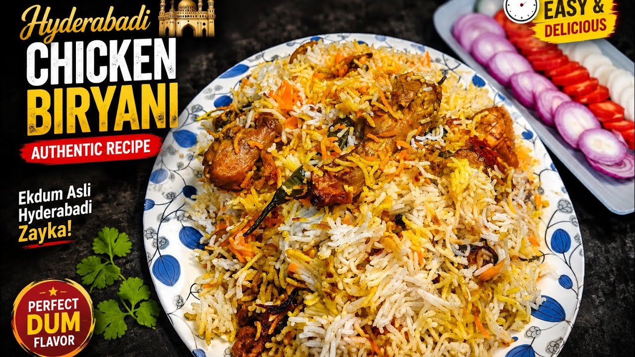 चिकन दम बिरयानी#Biryanirecipe #cooking #food#arshisflavour