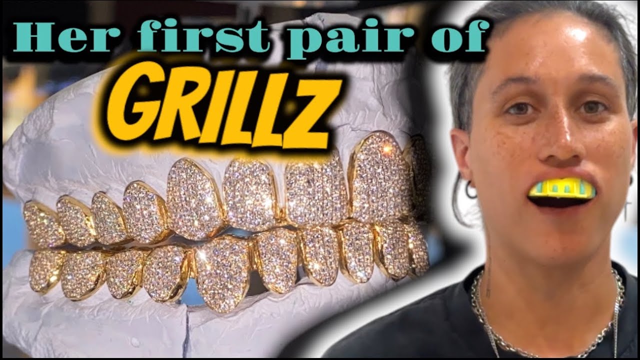 OFFICIAL FLORIDIAN 🌴!! My wife's FIRST pair of GRILLZ!!