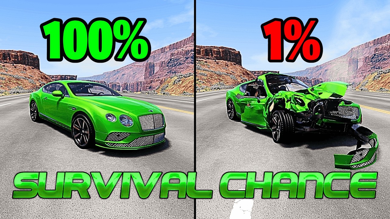 Realistic Survival Chance Crashes #277 | BeamNG.drive