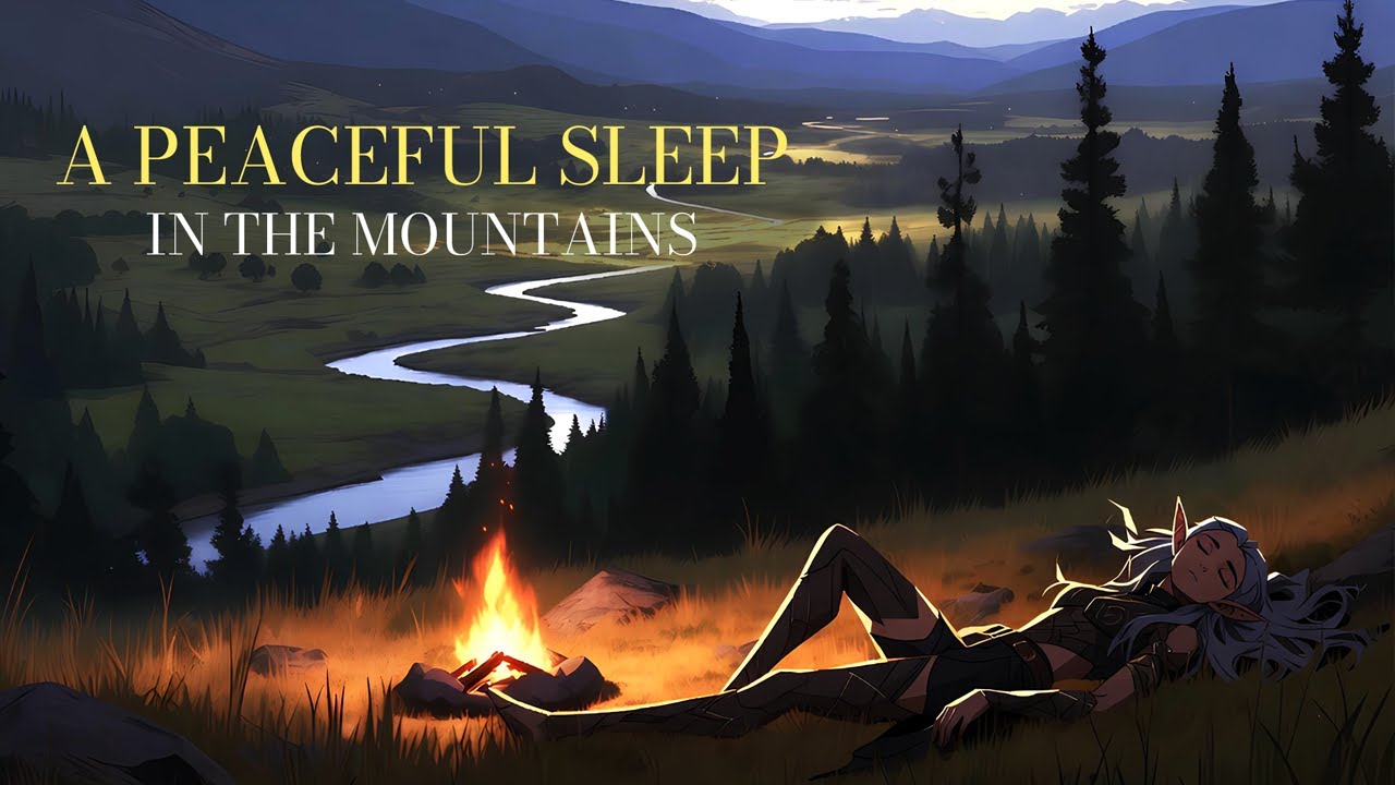 A Peaceful Sleep in the Mountains | Fantasy Ambience | Relaxing Music