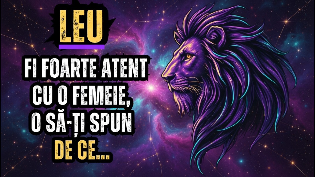 LEU – FII FOARTE ATENȚI CU O FEMEIE, ÎȚI SPUN EU DE CE