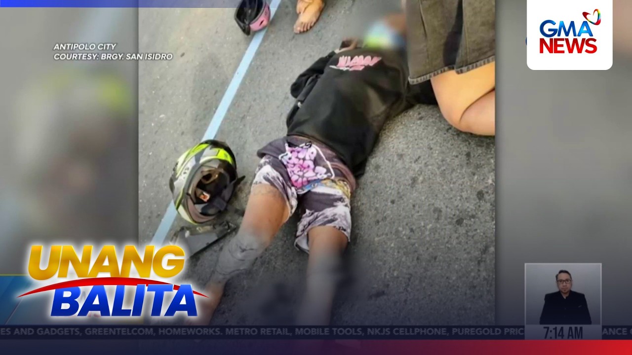 Naaksidenteng rider, napag-alamang nakaw ang gamit na motorsiklo... | Unang Balita