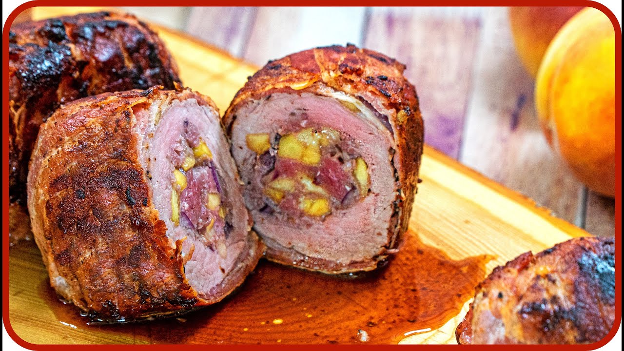 Wenn du das Schweinefilet so füllst, wird es besonders saftig