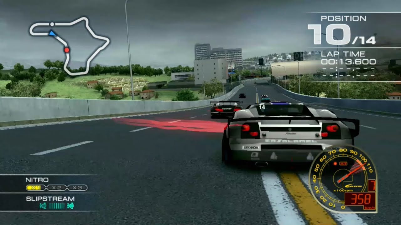 Ridge Racer 7 Maker's Trial ASTAROTH with Raggio at Harborline 765 R [Driver's view]