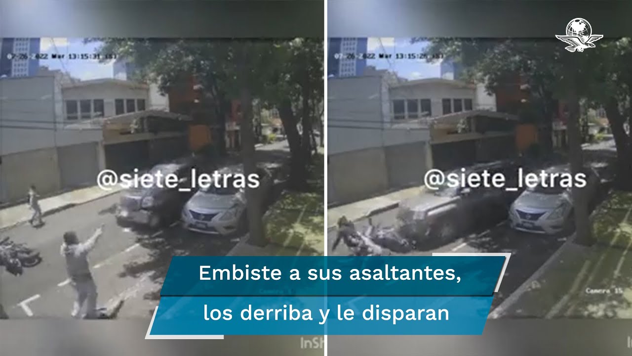 Atropellan a ladrones que robaron 100 mil pesos al salir del AICM