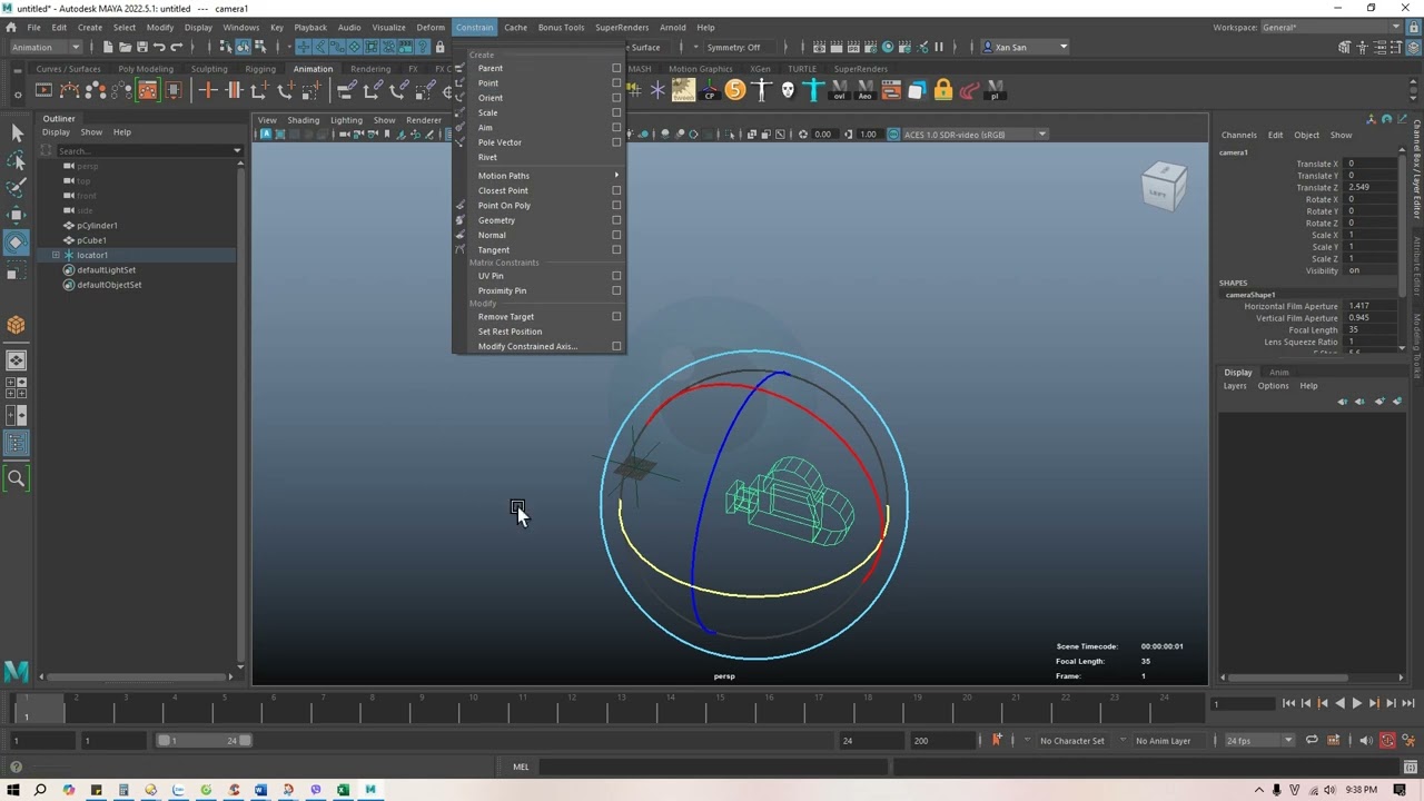 Hướng dẫn Bake Key - Tháo constraint nhưng vẫn giữ animation của vật