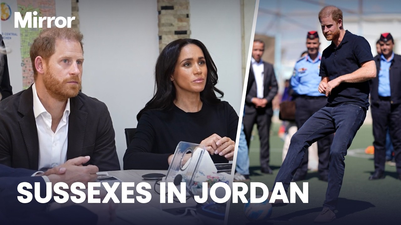 Harry and Meghan meet Gazan refugees and join WHO summit during day two of Jordan visit