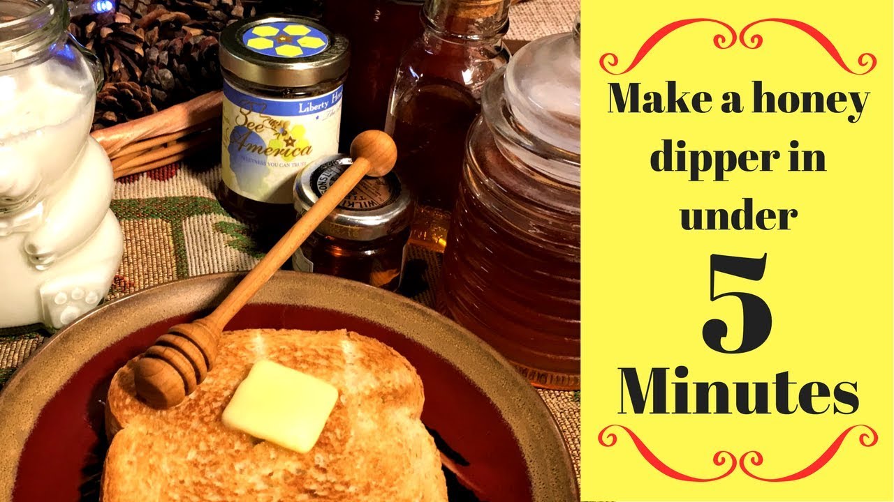 how to make a honey dipper in under 5 minutes