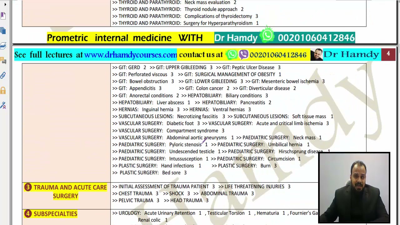 prometric SMLE Course  for  GP  |   الكورس   التحضيري لامتحان  هيئه التخصصات للمارس العام