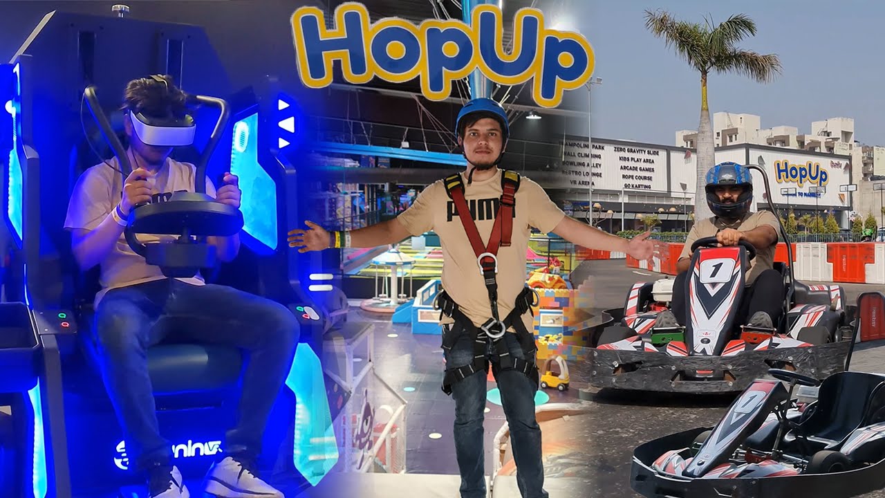 HopUP Zirakpur (Chandigarh)| Biggest Trampoline Park In India 😲