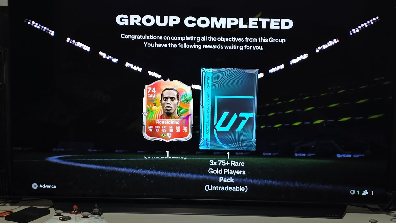 EA SPORTS FC 26 using silver Ronaldinho to get promotion