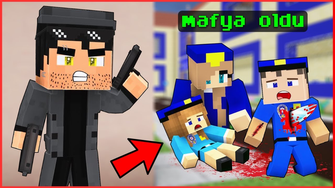 EMRE MAFYA OLDU KEREM KOMİSER`İN AİLESİNİ ÖLDÜRDÜ! 😨😱 - Minecraft