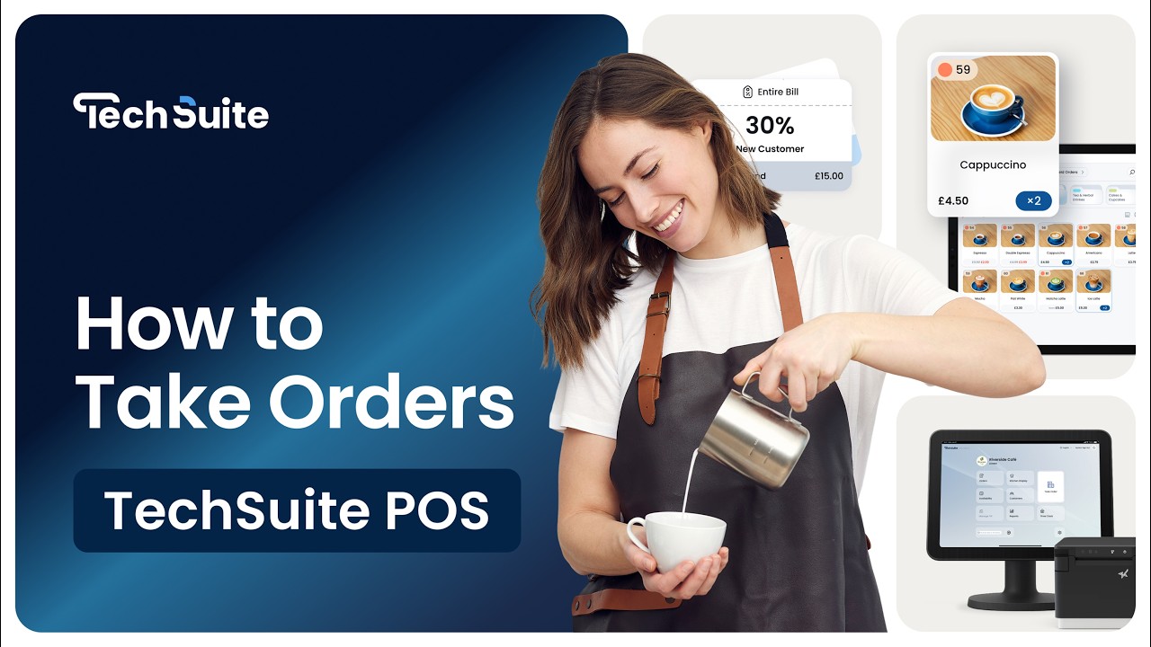 TechSuite POS | Step-by-Step Guide: How to Take Orders