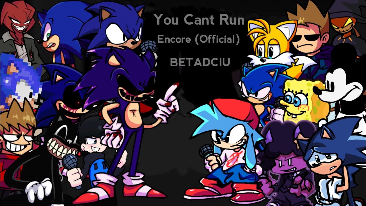 You Cant Run Encore (Official) But Everyone Sing It🎶🎶 - FNF BETADCIU