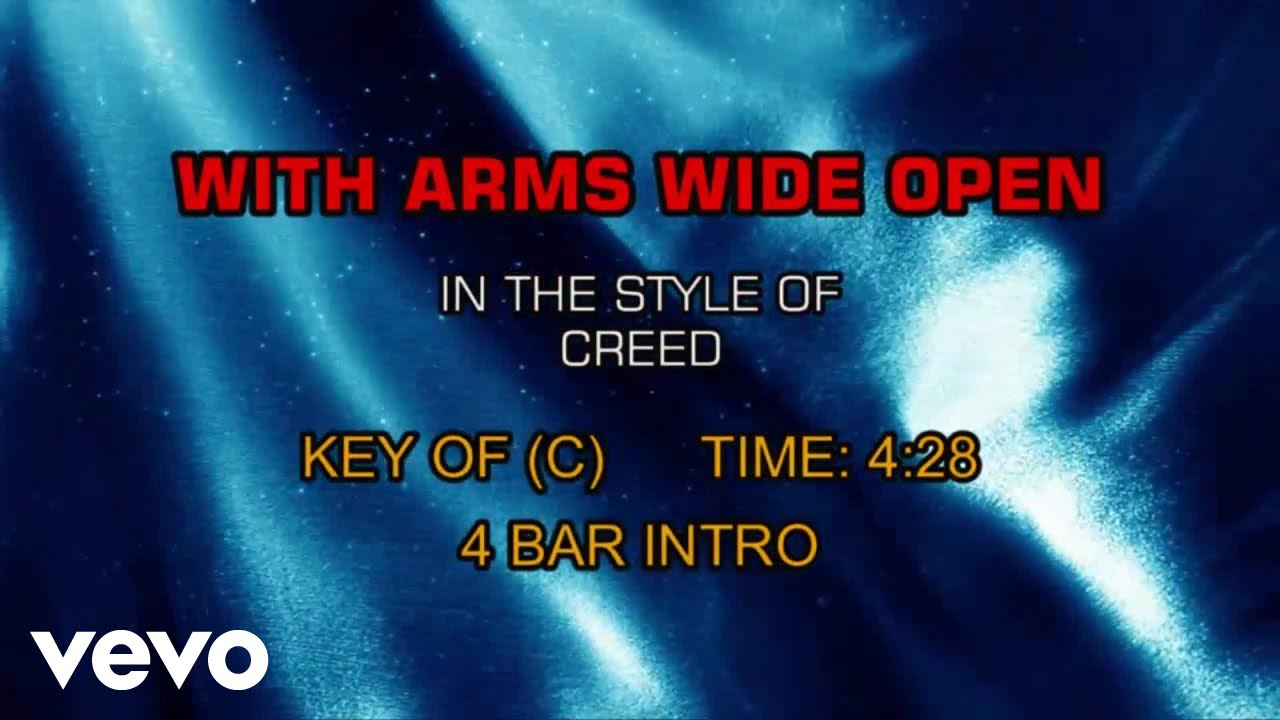 Creed - With Arms Wide Open (Karaoke)