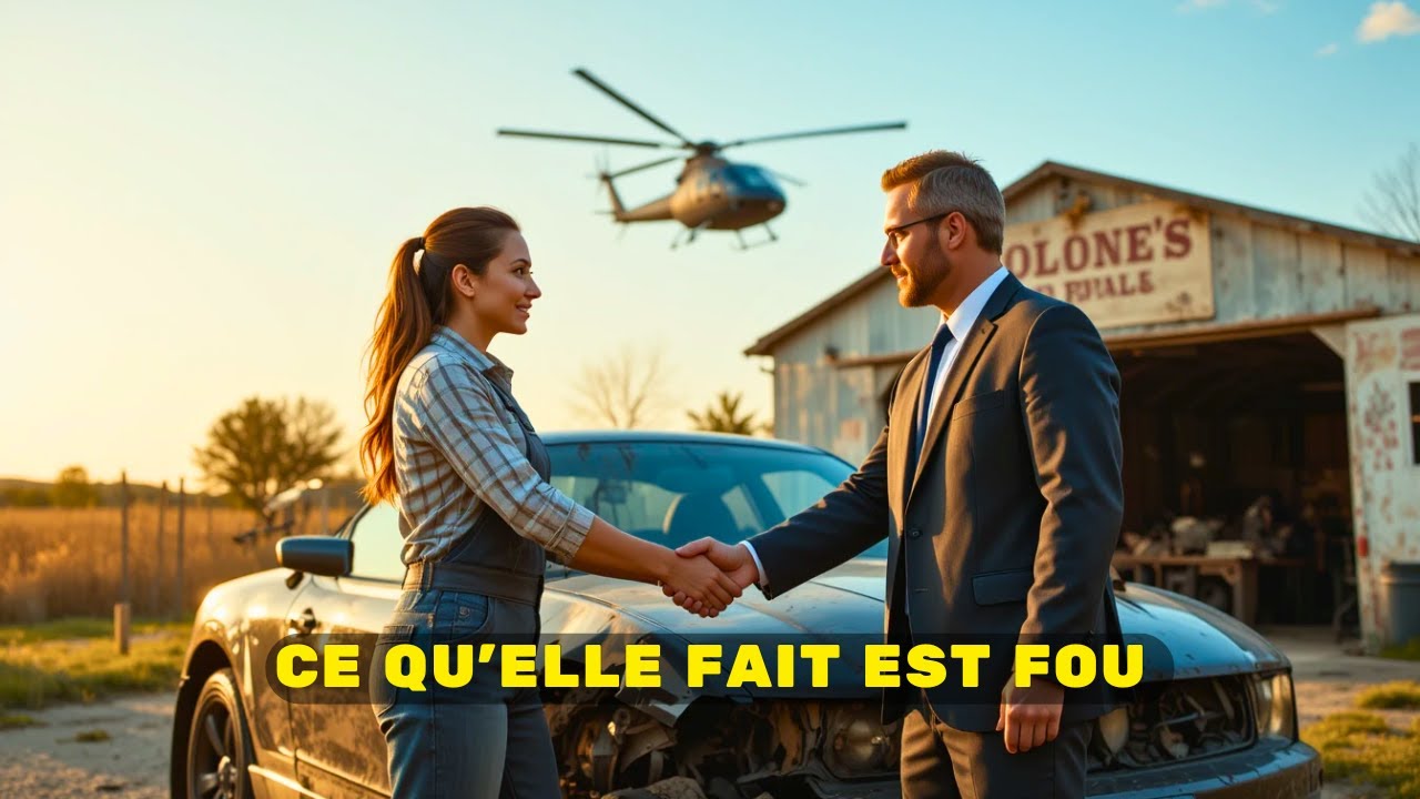 Une femme ordinaire aide un millionnaire&hellip; Le lendemain, un h&eacute;licopt&egrave;re se pose devant chez elle