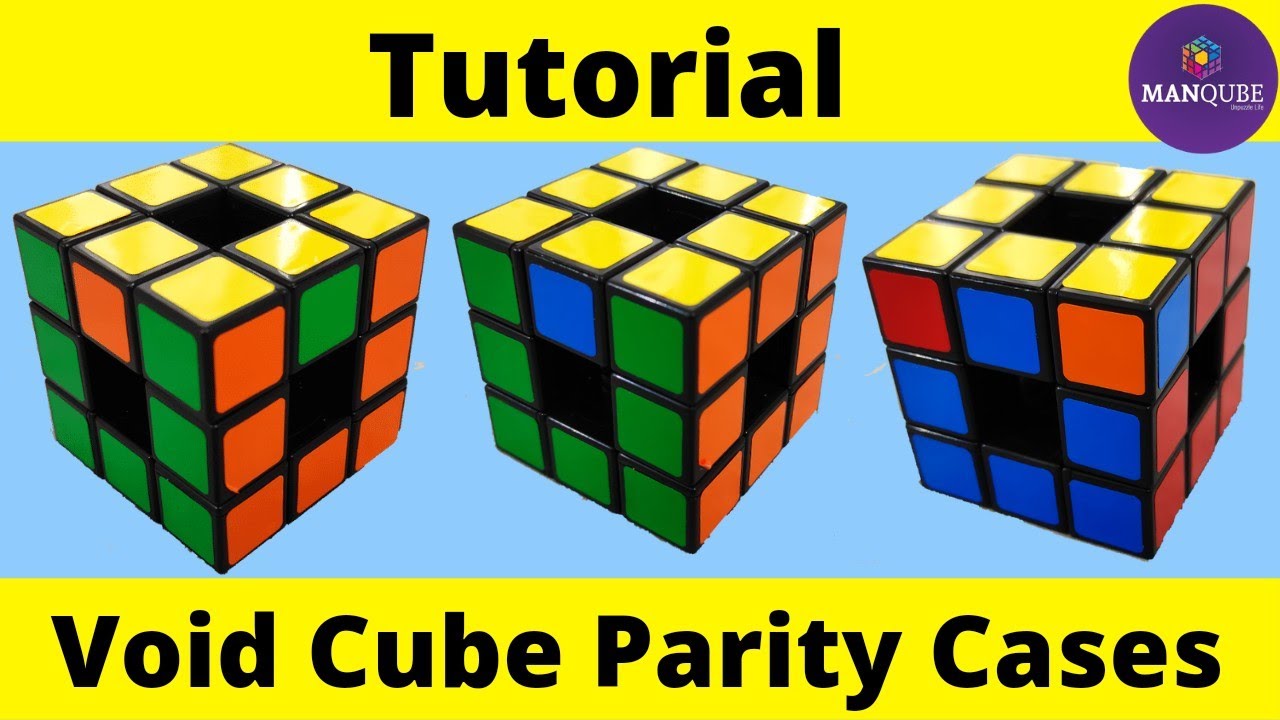 How to solve Rubik's void cube parity | Void Cube Parity Solve | Rubik's Void Cube Tutorial
