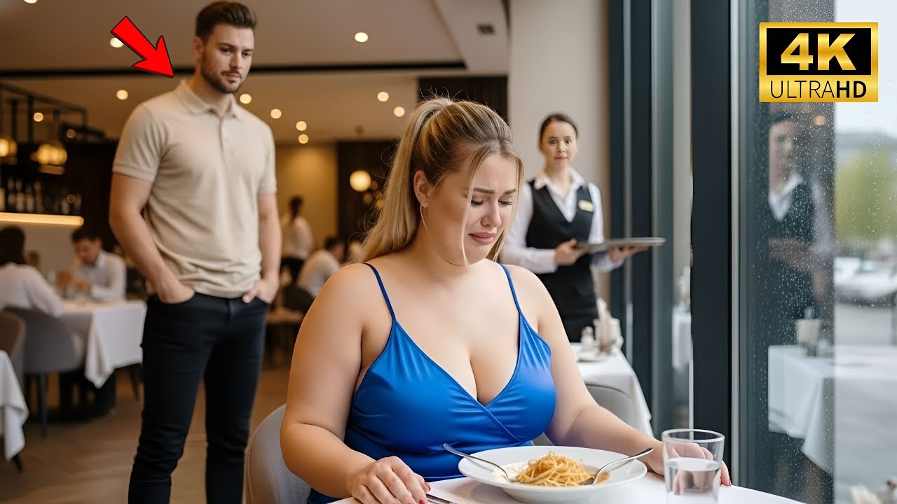 Poor girl rejected at blind date for being too fat—until a single dad next table walked over