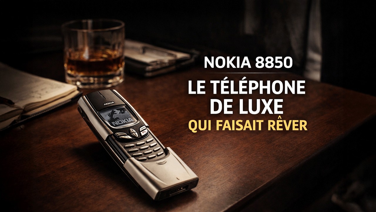 Nokia 8850 : le téléphone de luxe qui faisait rêver en 2000 📱✨
