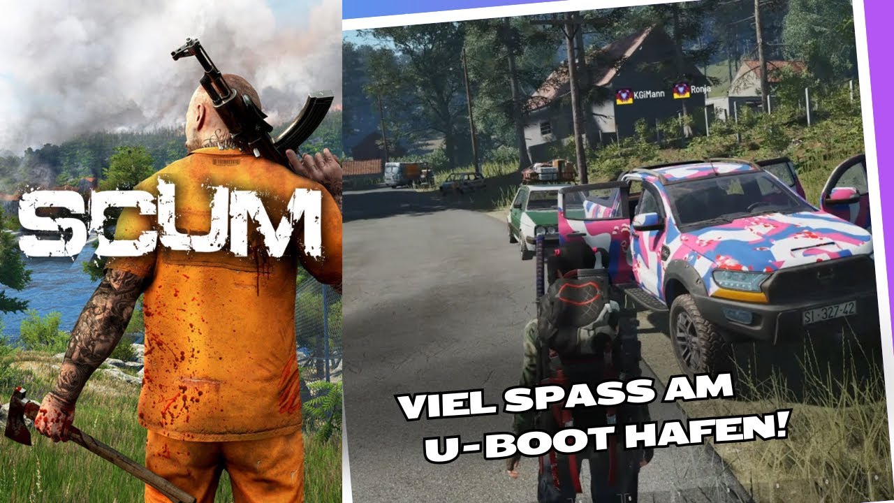 Scum v 1.2 Game Play deutsch; Viel Spaß am U-Boot Hafen!