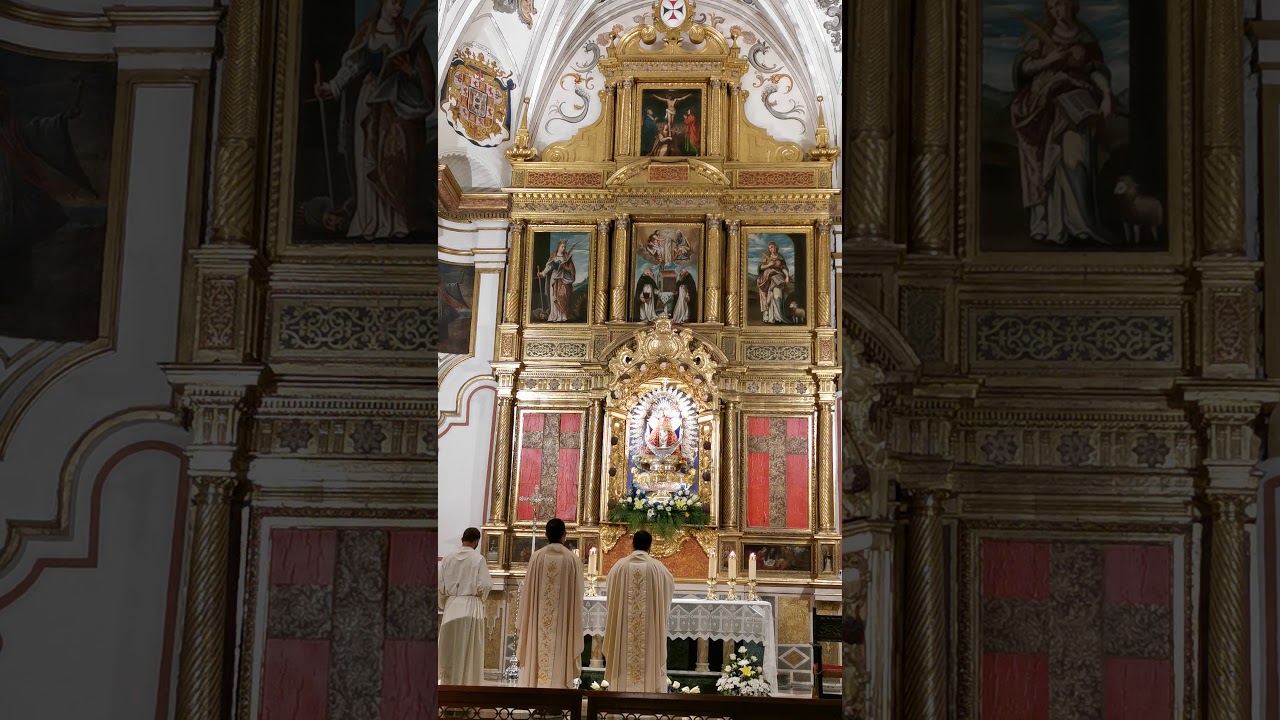Himno a la Vigen en el Santuario de Tejeda