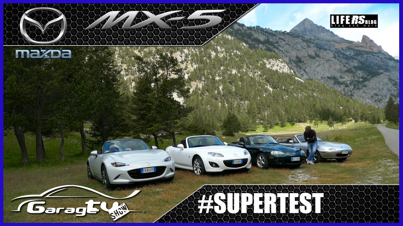 SUPERTEST | Mazda MX-5 - le 4 generazioni a confronto