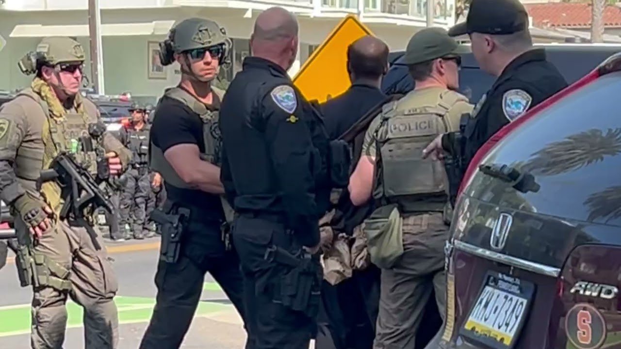 GUNMAN ARRESTED IN SANTA MONICA! FIRST ON SCENE