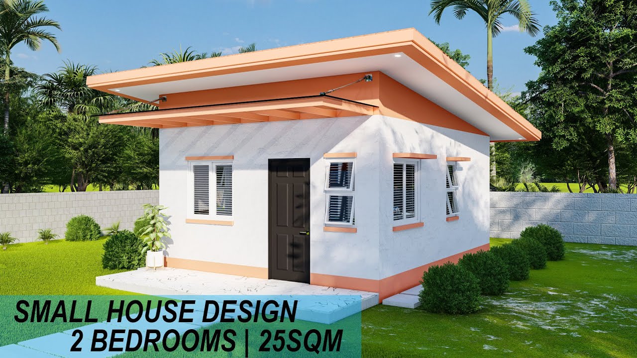 Wonderful Tiny House Design | 2 Bedrooms | 25 Sqm (5 X 5 Meters)