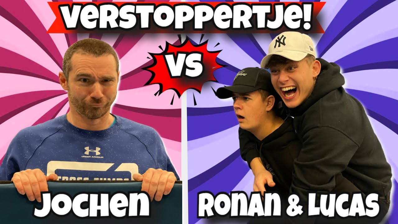 VERSTOPPERTJE IN TRAMPOLINE PARK! Ronan & Lucas Cornelissen