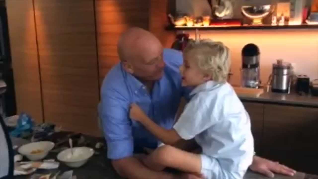 Herman en Matz den Blijker in de keuken