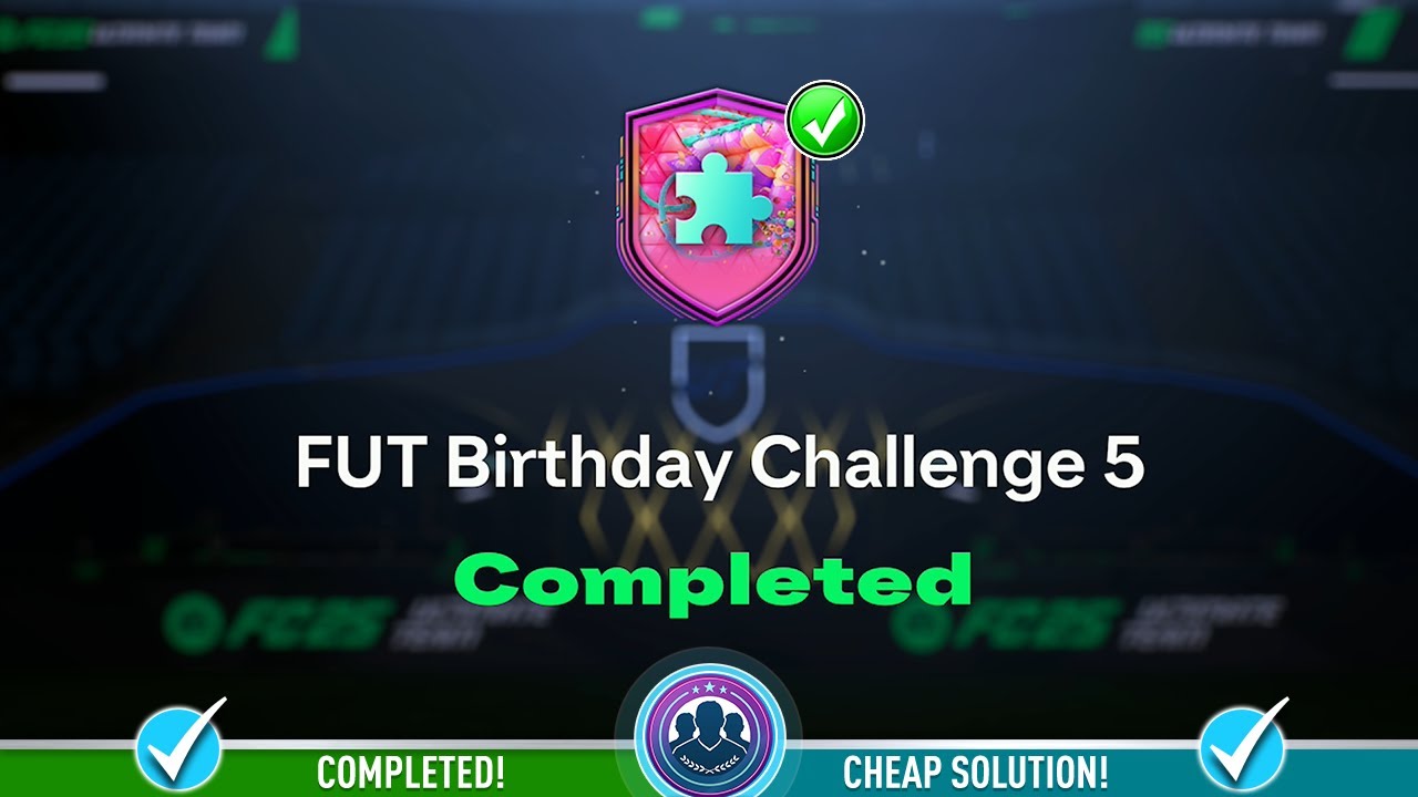 FUT Birthday Challenge 5 SBC Completed - Cheap Solution & Tips - FC 25