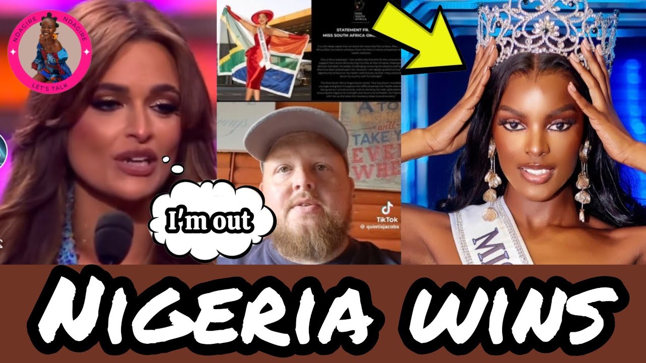 Must See! South Africans in tears after Chidima Miss Nigeria Wins Miss Universe 2024