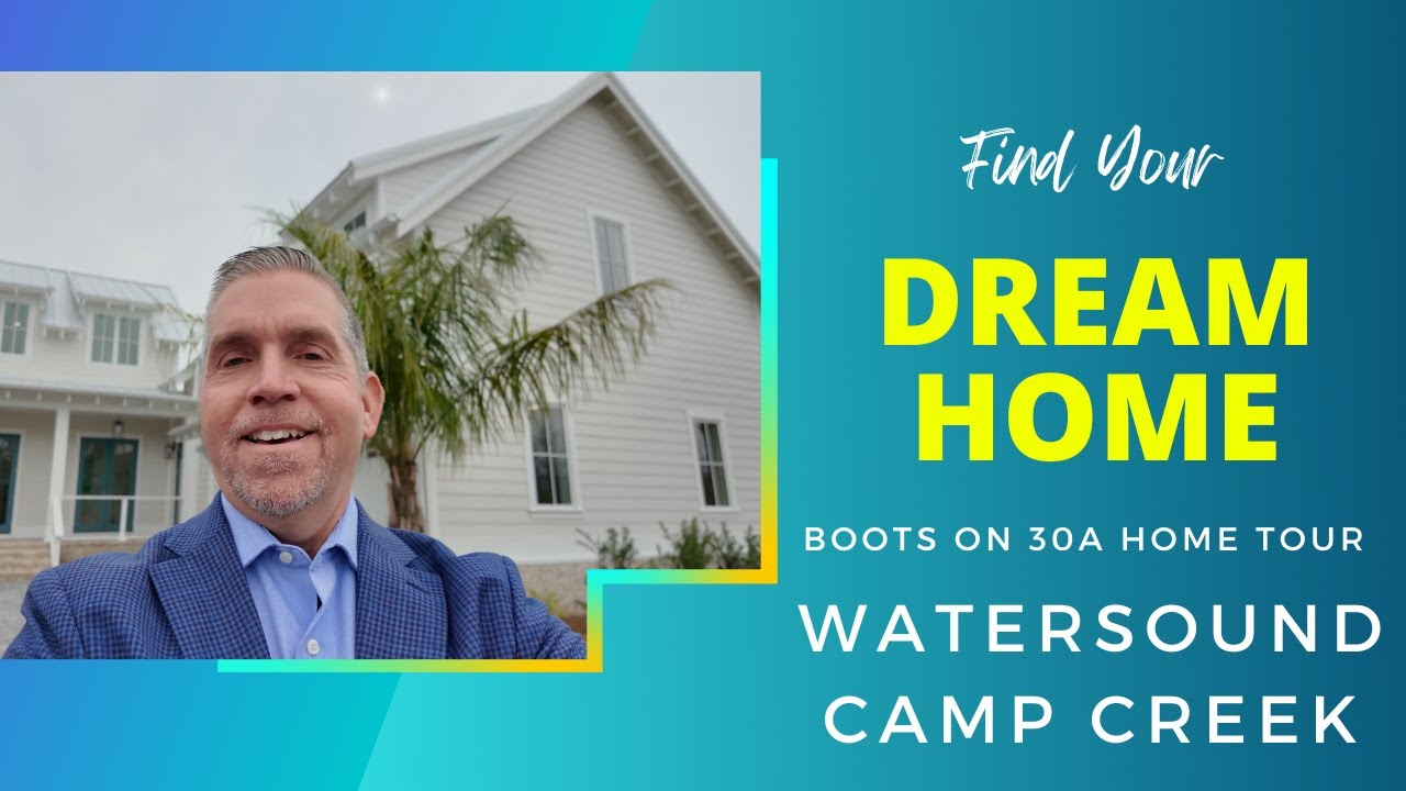 TOUR A GORGEOUS 30A Inlet Beach FL Luxury Home | Watersound Camp Creek | Boots on 30A Real Estate 4K