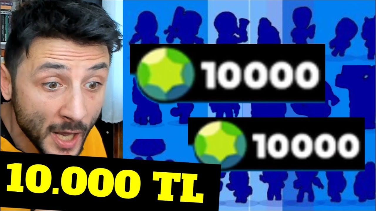 20.000 TAŞ 😱 Toplam 47 KARAKTER Çıktı! (Türkiye Rekoru) 10.000 TL Brawl Stars